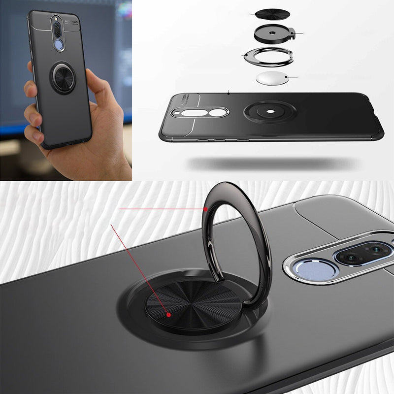 For Xiaomi Redmi 8 Case Bakeey 360 Rotating Magnetic Ring Holder Soft TPU Shockproof Protective Case