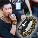 IPRee 4 In 1 EDC Survival Bracelet Emergency Paracord Umbrella Rope Compass Kit