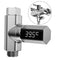 Loskii LW-103 LED Display Celsius Water Temperature Monitor Flow Self-Generating Electricity Water Shower Thermometer Instant Read