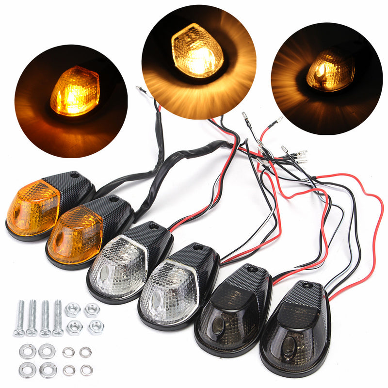 Carbon Turn Signals Flush Mount Light For Kawasaki/Ymaha/Honda/Suzuki/Sportbikes