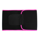 KALOAD Sports Fitness Body Shaping Waist Belt Elastic Pressure Straining Waist Support - Red