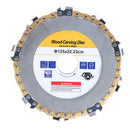 Drillpro Gold 5 Inch Grinder Chain Disc 9 Tooth Wood Carving Disc For 125 Angle Grinder