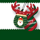 Antlers Shape Car Christmas Pendant Perfume Card Air Freshener Hanging Papers Fragrance Decoration