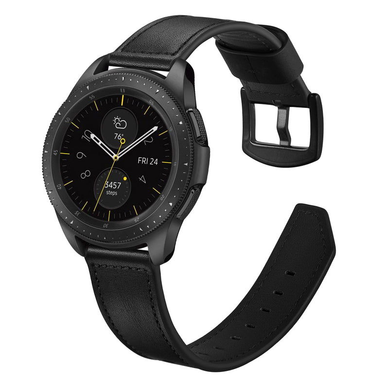 Bakeey 20mm 22mm Width Cow Leather Watch Band Strap Replacement for Samsung Galaxy Watch 42mm / Galaxy Watch 46mm