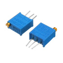 130Pcs 100R-1M 3296 Potentiometer Package 3296W Potentiometer Adjustable Resistor