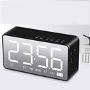 Bakeey Q31 bluetooth Wireless Speaker 3.5mm AUX Jack Mirror LED Digital Display FM Radio Speaker Alarm Clock Player