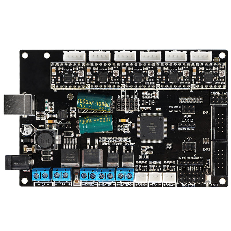 TriGorilla Mainboard Motherboard + 5x A4988 Driver With USB Cable Kit For Kossel Prusa i3 Corexy 3D Printer