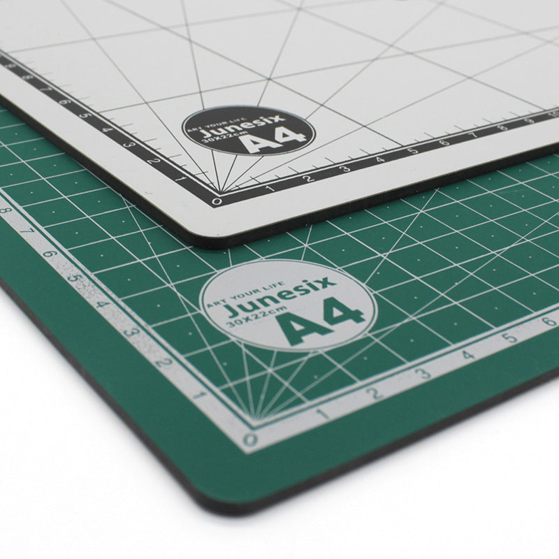 Junesix A4 Grid Self Healing Cutting Mat Durable PVC Craft Card Fabric Leather Paper Cutting Board Patchwork Tools