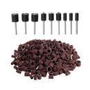 338pcs Sanding Band Drum Sleeves Sandpaper Ring Set Mandrels Rotary Tool DIY