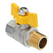 TMOK 1/2" Brass Gas Ball Valves G Thread Male x Female for Fuel Gas
