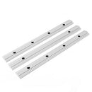 Drillpro Track Stop + Clamp + Slide Block + Rail + Circular Saw Bottom Plate for Woodworking
