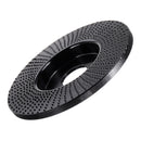Drillpro Black 100x16/110x22mm Plane Wood Carving Disc Tungsten Carbide Shaping Disc Angle Grinding Wheel Sanding Carving Rotary Tool Abrasive Disc for Angle Grinder