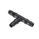 50pcs Sprinkler Irrigation 4/7mm Tee Pipe Barb Hose Fitting Joiner Garden Agricultural Drip System Tools