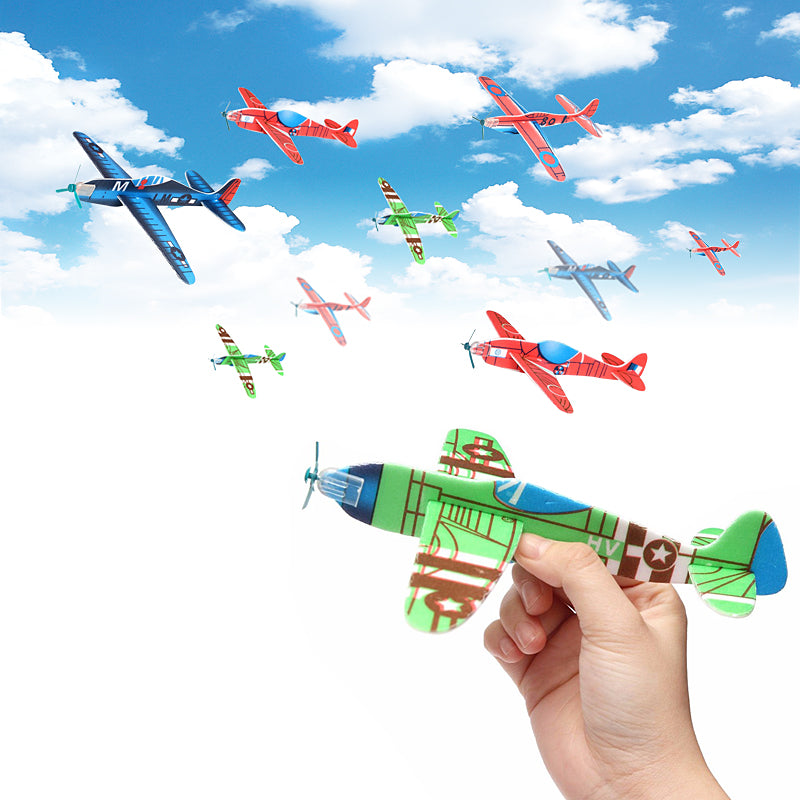 10Pcs Banggood Flying Glider Plane Toy Gift Birthday Christmas Party Bag Filler
