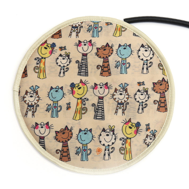 220V Electric Pet Heating Pad Puppy Heated Mat Blanket Dog Cat Whelping Bed Mat