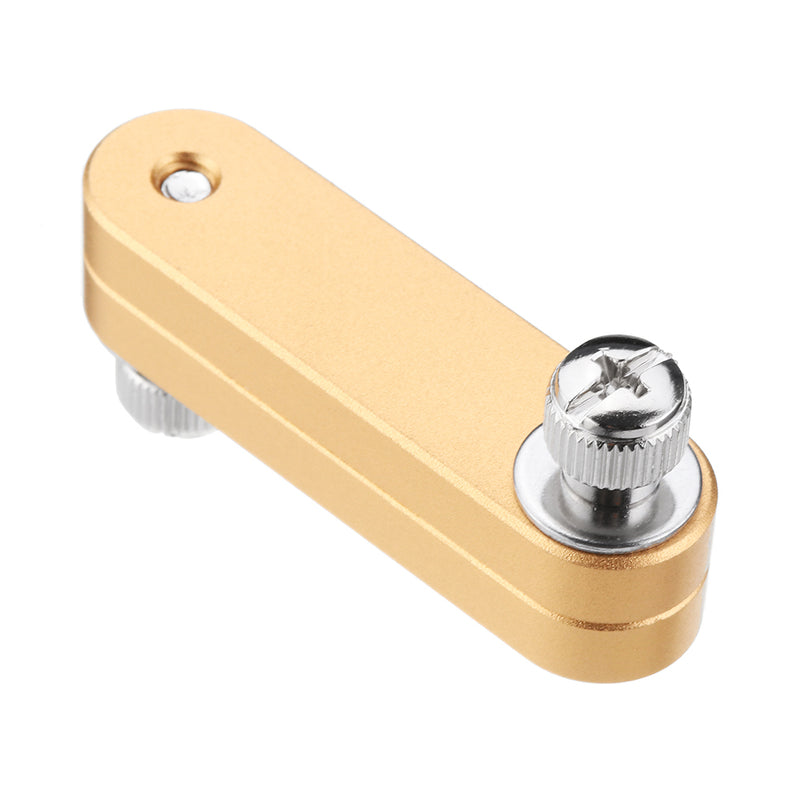 Aluminum Alloy Parallel Line Scribe Ruler Locator Ruler Block Gauge Woodworking Tool