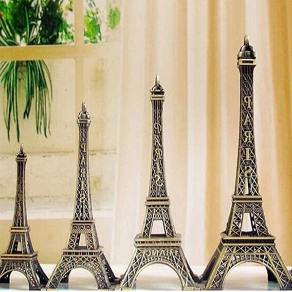 Paris Eiffel Tower Metal Crafts Creative Souvenir Model Home Decorations