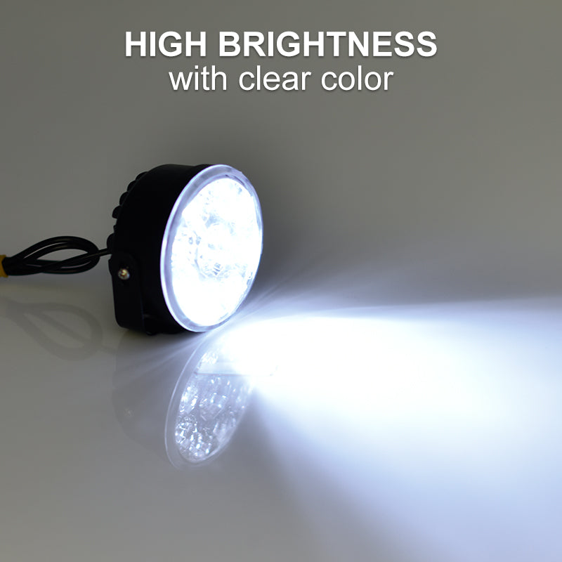 CNSUNNYLIGHT 2Pcs OSR LED Headlight Daytime Running Light Assembly White 12V Auto DRL Fog Day Light Replace For Toyota Car-Styling Accessories