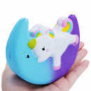 Cartoon Unicorn Moon Galaxy Pegasus Squishy Kawaii Squeeze Toy 11cm Sweet Slow Rising
