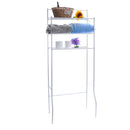 3-Tier Toilet Kitchen Storage Rack Bathroom Shower Organizer Shelf Wall Corner Holder