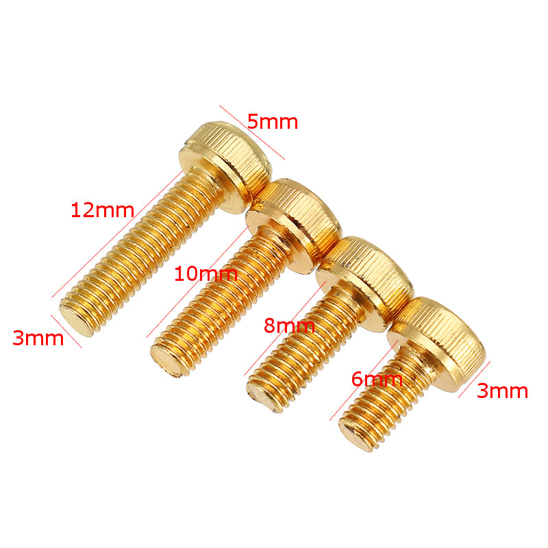 Suleve M3ASH3 10pcs M3 Hex Socket Cap Head Screws Alloy Steel Titanium Plated 12.9 Grade