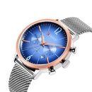 CURREN 8313 Men Clock Stainless Steel Casual Date Waterproof Quartz Watch
