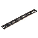 Hamo 250mm Scale Straight Ruler Degree Brass Protractor Multifunction Measuring Tool for RC Drone FPV Racing
