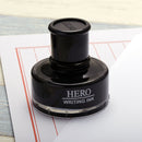 HERO 20/25/50/60ml Bottled Glass Smooth Writing Fountain Pen Ink Non-carbon Waterproof Ink Refill Students Stationery Office School Supplies 201 202 203 204 400 440 8801 8802 8804 8808 9001 9002