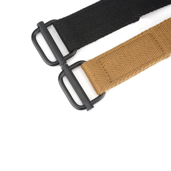 TUSHI 110cm Canvas Belt Quick Release Double Ring Buckle Tactical Belt Fashion Casual belt For Man Women Waist Belt