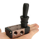 3 Way 2 Position 1/4 Inch Hand Lever Operated Pneumatic Valve Air Control 3H210-08