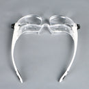 3.8X Bracket TV Reading Glasses Magnifier Loupe Goggles Headband Magnifying Glass with Phone Holder Glasses Case