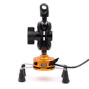 3.5-6 inch Phone GPS Holder USB Charger Motorcycle Scooter WUPP 3 Colors