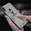 BAKEEY Deer Shockproof Cloth&TPU Protective Case For Xiaomi Redmi Note 7 / Redmi Note 7 Pro
