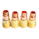 44PCS TIG Welding Torch Stubby Gas Lens