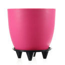 Automatic Irrigation Plant Flower Pots Round 0.3L Water Capacity 1.3L Soil Load Pot