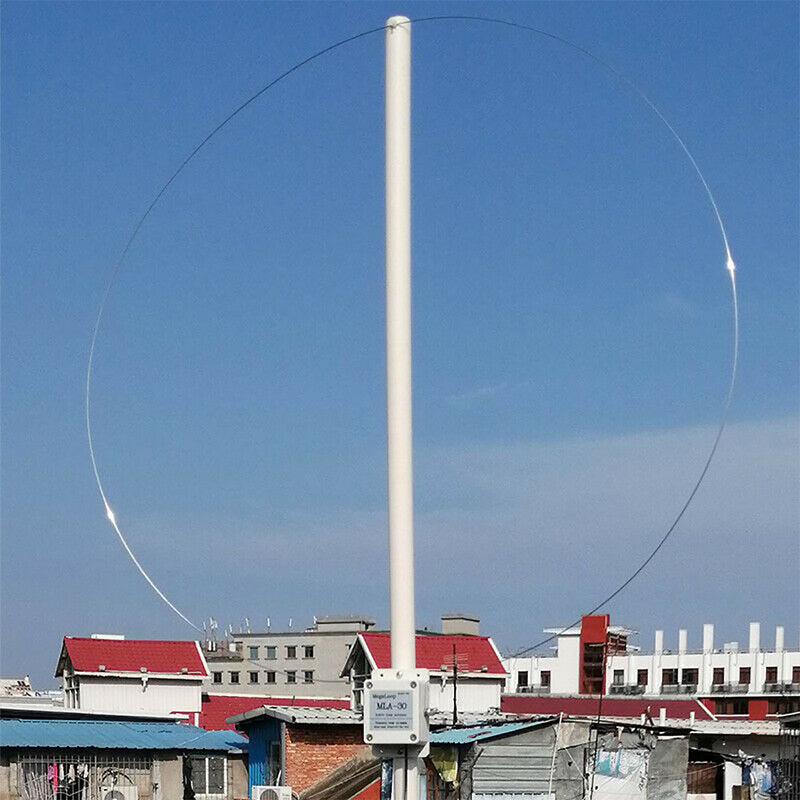 MLA-30 Loop Antenna Active Receiving Antenna 100kHz-30MHz for Short Wave Radio