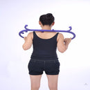 Dark Blue Comfortable Manual Massager Stick Treat Muscles On Back Of The Neck