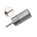 JGA25-370-L 6/12/24V Gear Motor 25mm Diameter Gear Box 25x4mm Central Long Shaft DC Motor