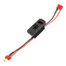 Axial T Plug On Off Switch Connector with Extend Wire Cable For RC Lipo Battery