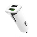 HOCO 3.4A QC3.0 Double Port Fast Charging USB Car Charger For iPhone X XS XR HUAWEI P30 XIAOMI Universal Car