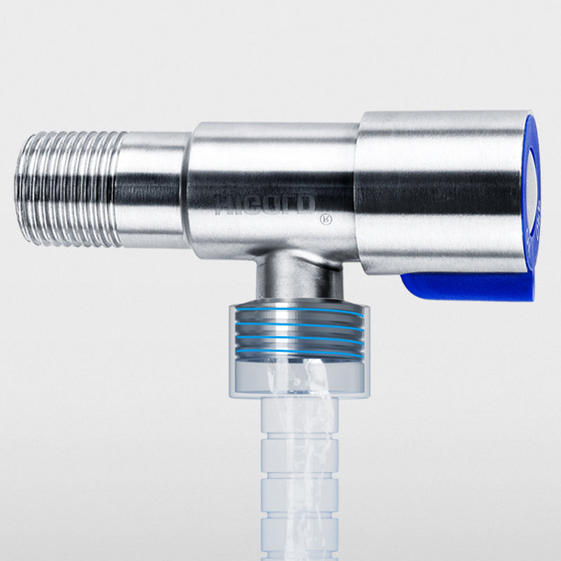 Higold 605109-10 Universal 304 Stainless Steel Angle Valve Shower Diverter Hot Cold Water for Bathroom/Kitchen/Toilet Faucet