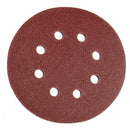 25pcs 125mm 8 Holes Hook Loop Sanding Discs 80 Grit Sander Pad Abrasive Tool