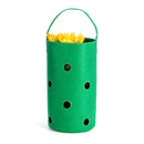 Hanging Non-Woven Felt Vertical Planter Bag 11x Pockets For Strawberry Planting Grow Box