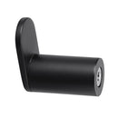 Bathroom Round Wall Robe Hook Door Single Hanger Bracket Towel Rack Black