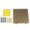 Gold 300x300mm Double Texture PEI Powder Steel Plate with 9 Magnetic Block for CR-10/10S 3D Printer