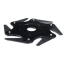 Upgraded Black 6 Teeth Blade Trimmer Head Grass Trimmer Brush Cutter Blade for Lawnmower