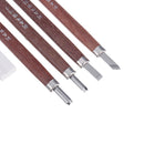 Drillpro 4-12pcs SKS9 Steel Woodcut Carve Cutter Wood Carving Tool Hand Sculpture Engraving Cutter