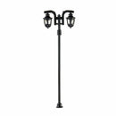 5Pcs/Set 1: 100 HO Scale LED Model Garden Lights Street Light Road Lamps 2-Head