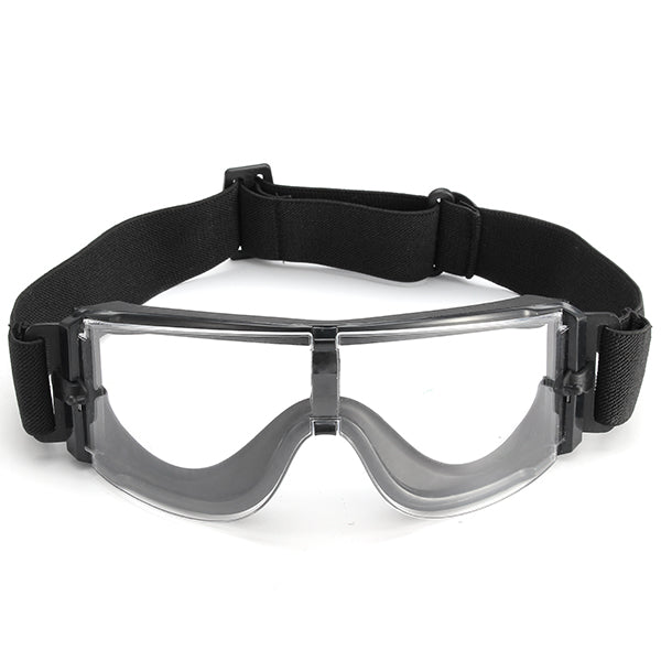 A Set 3 Lens Anti Shock Bulletproof CS Goggles Outdoor Shooting Anti-UV Glasses