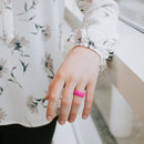8.5MM Trendy Colorful Environmental Silicone Ring Casual Unisex Wholesale Gift for Men for Women